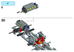 LEGO 8258 instructions page 3 – build guide